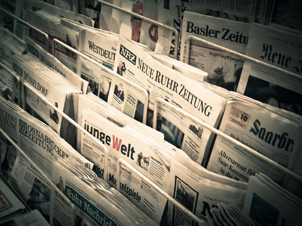Verschiedene Zeitungen